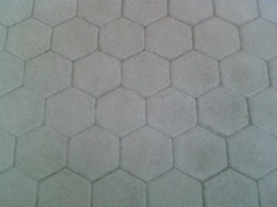 Pav� hexagonal